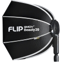 Apšvietimo modifikatorius - SMDV Flip Beauty Dish 20, minkštas ir vienodas apšvietimas Apšvietimo modifikatorius - SMDV Flip Beauty Dish 20, minkštas ir vienodas apšvietimas