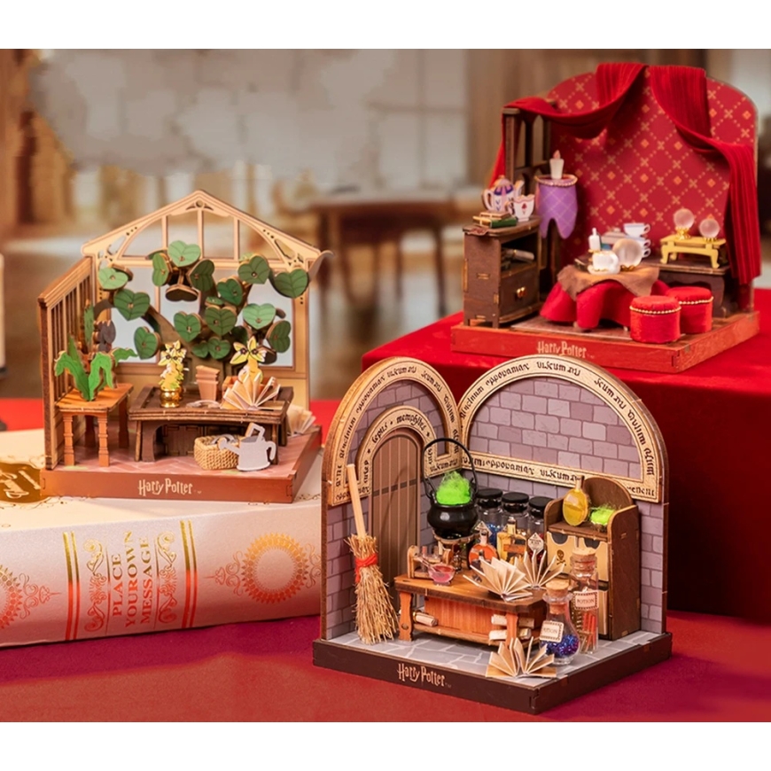 Puremind Harry Potter Puzzle Foldable Wooden Model Scene Divination Lessons 3D DIY Puzzle – 5