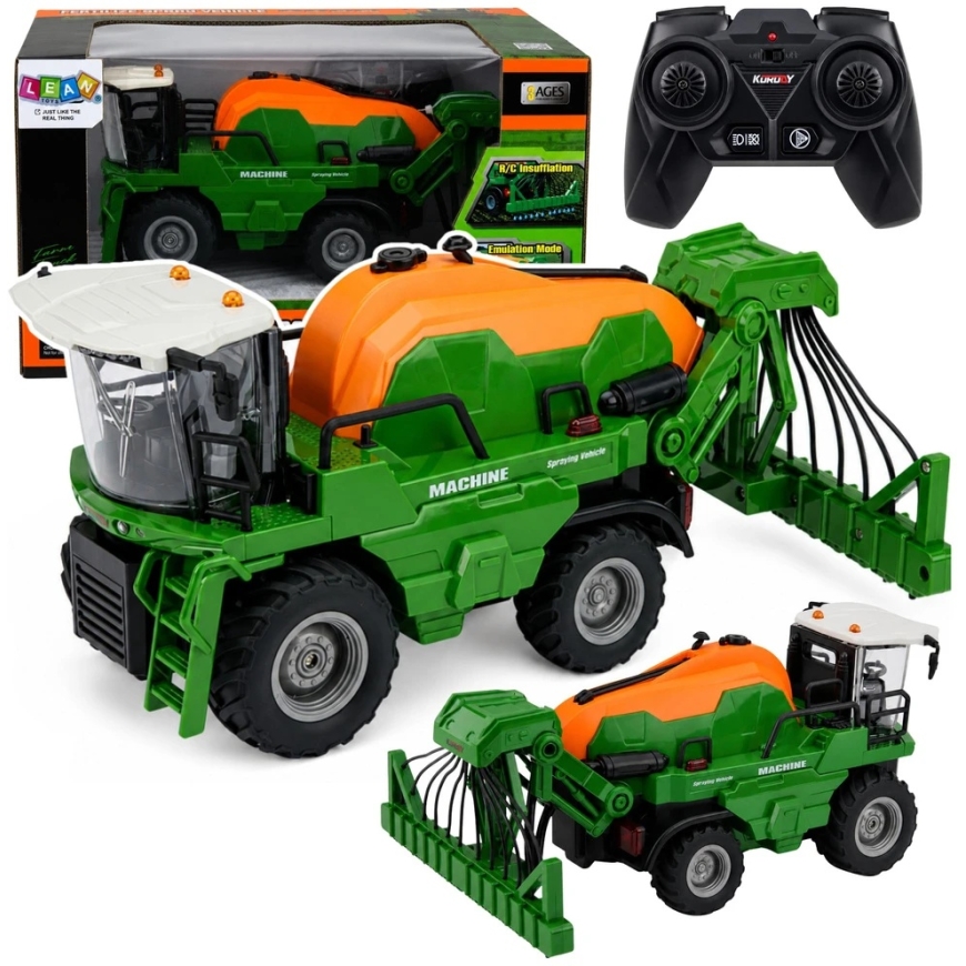 Lean Toys Combine Harvester with Sprayer 1:24