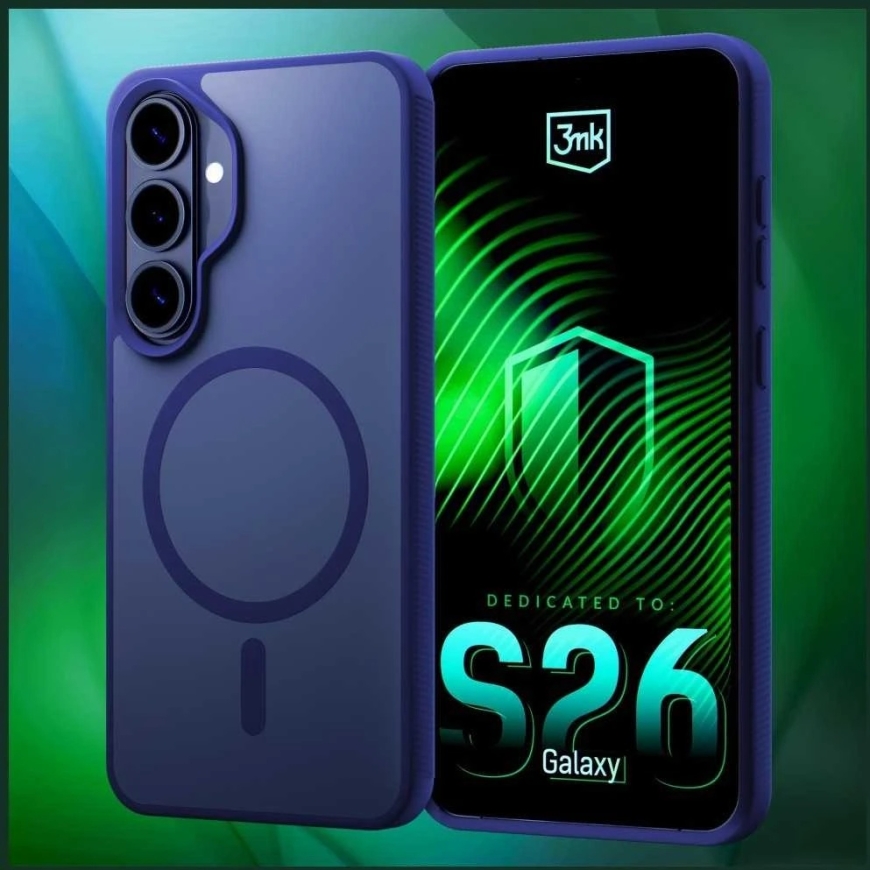 Чехол 3MK Smoke MagCase для Samsung Galaxy S26+ синий – 4
