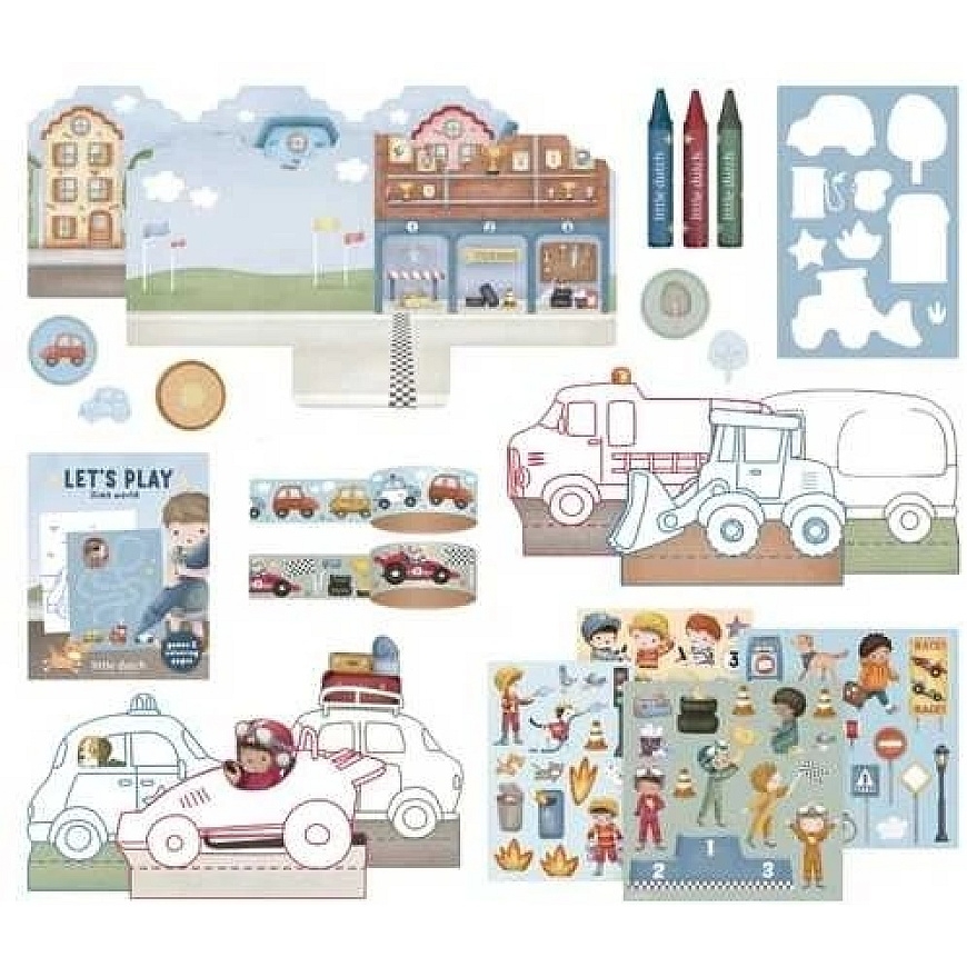 „Little Dutch Creative“ lagaminai „Jim & Friends“ kunstitooted – 3