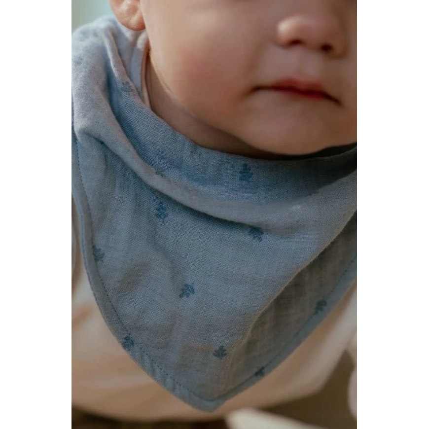 Little Dutch Bryndáček bandana 2 tk Pure Denim Sinine – 3