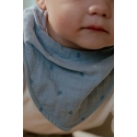 Little Dutch Bryndáček bandana 2 tk Pure Denim Sinine Little Dutch Bryndáček bandana 2 tk Pure Denim Sinine