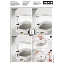 Wenko WC kaas OSTUNI Easy Close, Termoplast Wenko WC kaas OSTUNI Easy Close, Termoplast