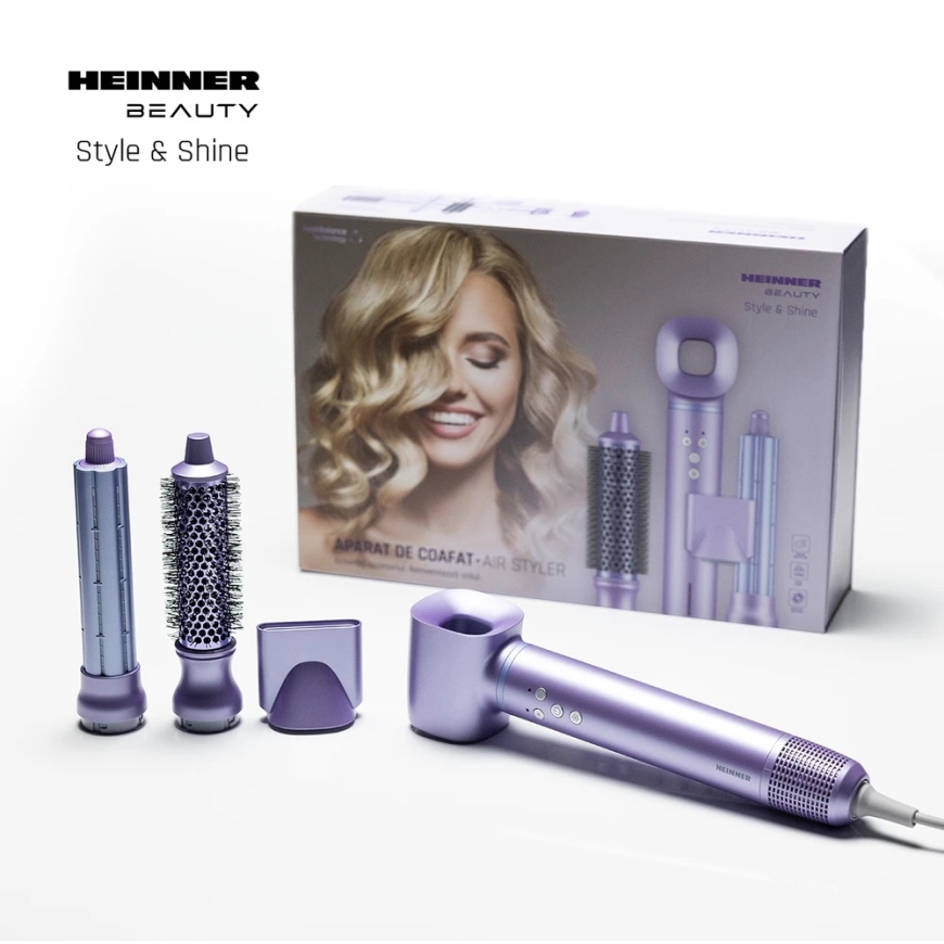 Plaukų veido veido 1300W, violets, HAS-H13BLDC-V4 HEINNER – 4