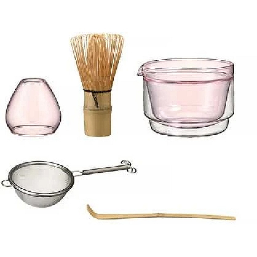 Hario - Matcha-teesetti - vaaleanpunainen