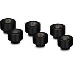 "Thermal Grizzly DeltaMate" extension connector – MF10, black, pack of 6