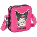 Safta Kuromi Bag Black Fuchsia 16 x 18 x 4 cm Safta Kuromi Bag Black Fuchsia 16 x 18 x 4 cm