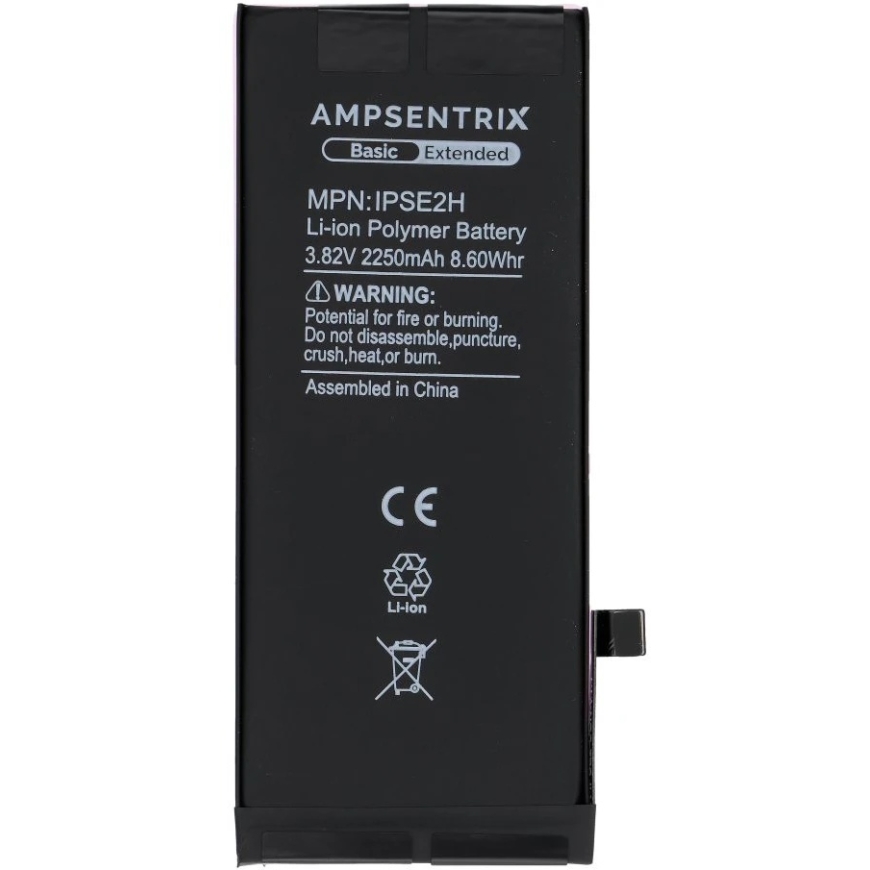 Other "Oem AmpSentrix Basic" battery for "iPhone SE 2020" (high capacity 2250 mAh) – 3