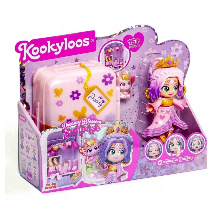 Orbico Kookyloos Dreamy Blossom koferis Figūrėlīte