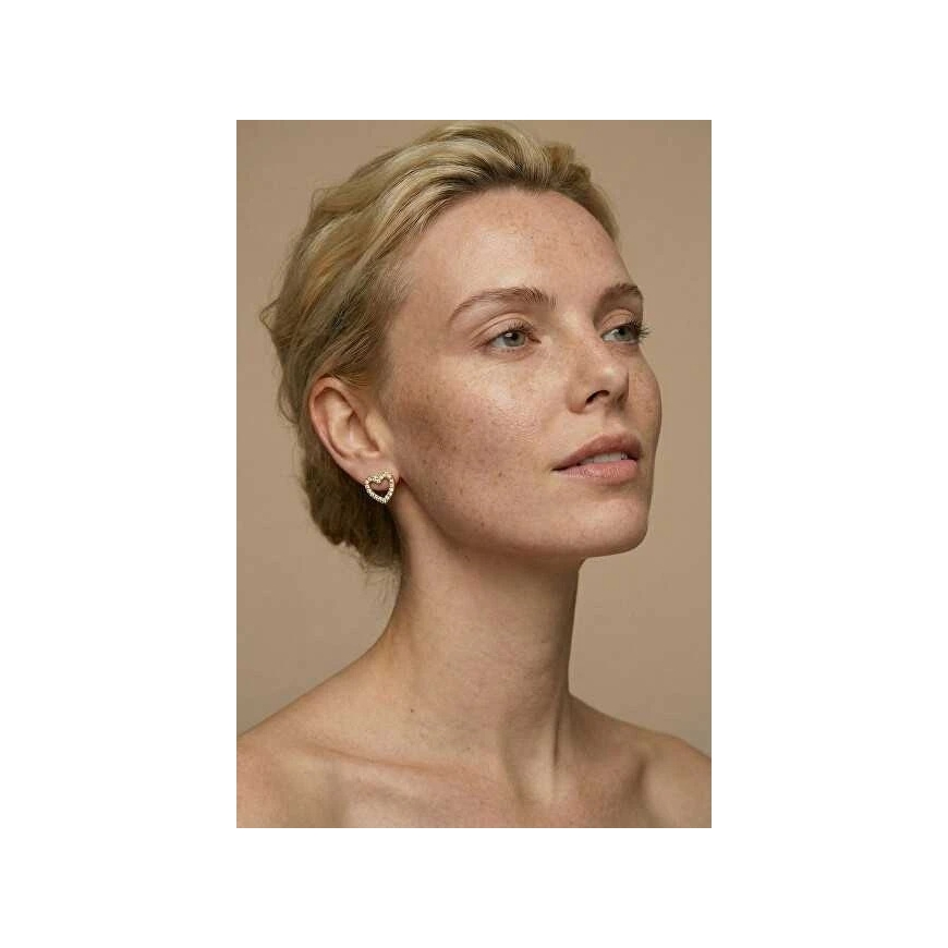 Emily Westwood Virelle позолоченные серьги в форме сердца EWE260597G