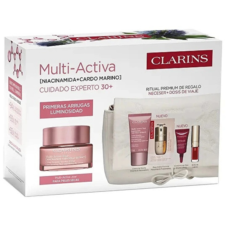 Clarins Multi-Active Jour Kuivalle Iholle Lahjapakkaus 5 Osaa