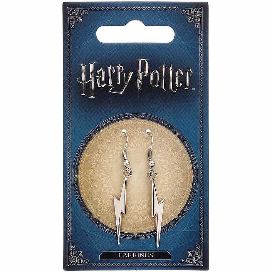 Серьги с молнией Harry Potter от Carat Shop