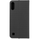 OEM LUNA Book Carbon -kotelo Samsung Galaxy A10:lle musta.