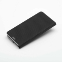 OEM LUNA Book Carbon -kotelo Samsung Galaxy A10:lle musta.