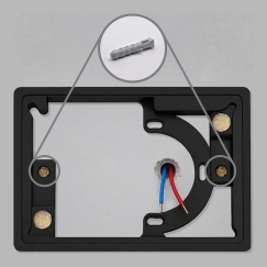 MOUNTING FRAME FRAME-PANEL-M-W/BLEBOX