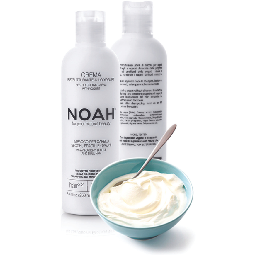 Noah 2.2. Restructuring Creamy Yogurt Mask for Dry and Damaged Hair, 250 ml – 2