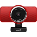 Genius ECam 8000 web kamera Full HD, sarkana