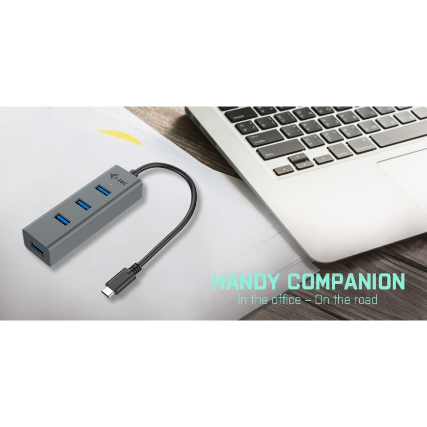 i-tec Metal USB-C HUB 4 Port – 5