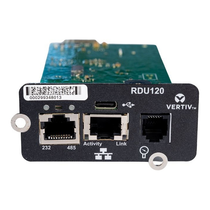 Vertiv Liebert IntelliSlot RDU120 Sisäinen Ethernet 1000 Mbit/s