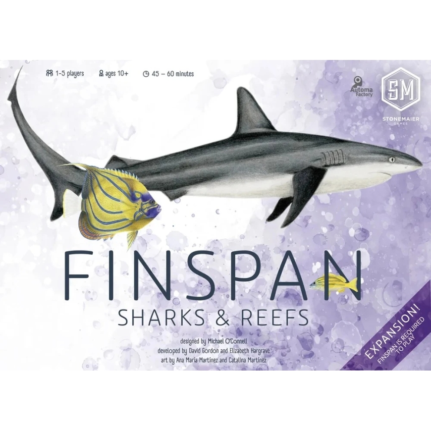 Stonemaier Games Finspan: Акулы и Рифы