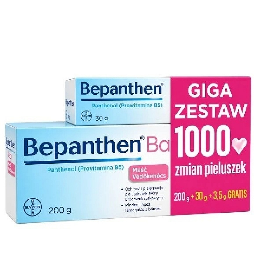 Bepanthen Baby Protective Ointment Mega Set 200g+30g+3.5g