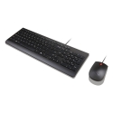 Lenovo Essential Wired Combo Black US Euro klaviatūra Pelė įskaityta Universalus USB Juoda Lenovo Essential Wired Combo Black US Euro klaviatūra Pelė įskaityta Universalus USB Juoda