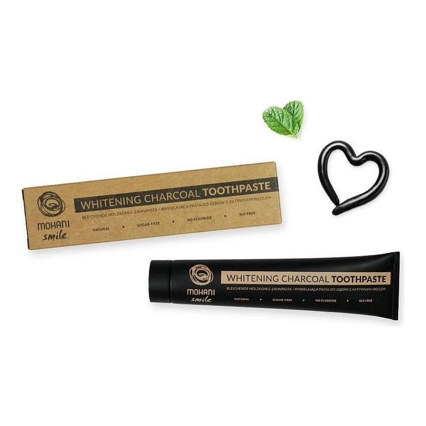 Mohani Activated Charcoal Toothpaste Smile Whitening 75ml – 2