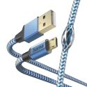 Hama Reflective USB cable USB 2.0 1.5 m USB A Micro-USB B 0.48 Gbit/s Blue Hama Reflective USB cable USB 2.0 1.5 m USB A Micro-USB B 0.48 Gbit/s Blue