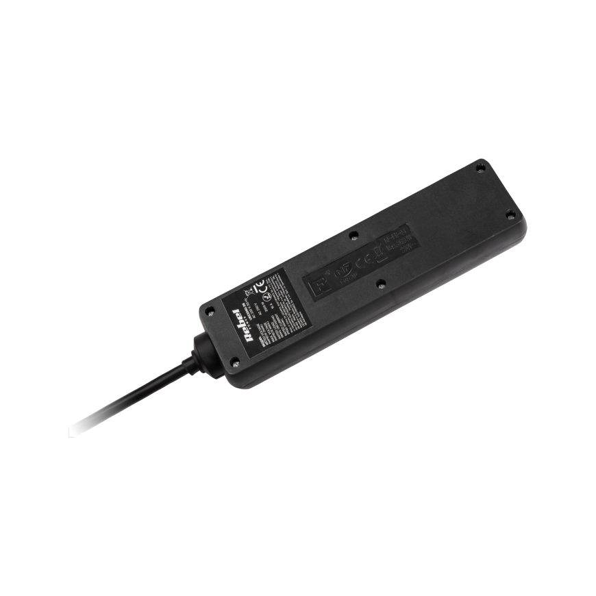 Rebel Power Extension Cable Black 4 Outlets without Switch, Length 3m (3x1.5mm) – 2