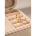 Brilio Silver Viengubas Gold-Plated Ring Earring with Zirconia EA1281Y