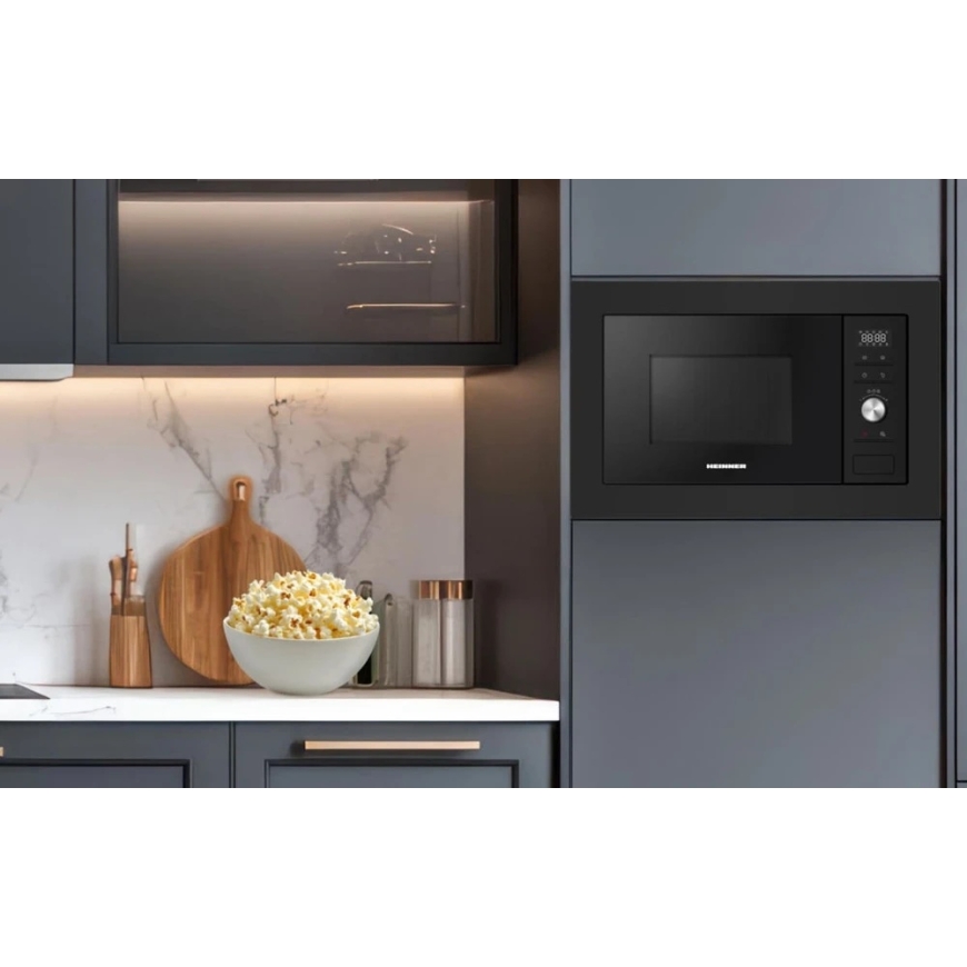 Integroitu mikroaaltouuni 1000W, 28L HMW-MDBI28GDBK HEINNER – 3