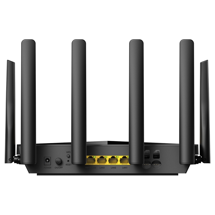 Cudy LT700 wireless router Gigabit Ethernet Dual-band (2.4 GHz / 5 GHz) 4G Black – 4