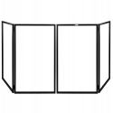 Carruzzo STAND4ME DJ SCREEN COMPACT BLACK STRONG SET, screen cover, sk Carruzzo STAND4ME DJ SCREEN COMPACT BLACK STRONG SET, screen cover, sk