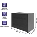 Корпус аккумуляторного модуля Qoltec 12Ah 12kW