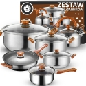 Retoo Complete 11-Piece Gas Induction Kitchen Utensil Set, Kettle, Pan + Lids - or202 Retoo Complete 11-Piece Gas Induction Kitchen Utensil Set, Kettle, Pan + Lids - or202