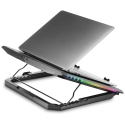 Mars Gaming MNBC5 laptop stand Black 48.3 cm (19") Mars Gaming MNBC5 laptop stand Black 48.3 cm (19")