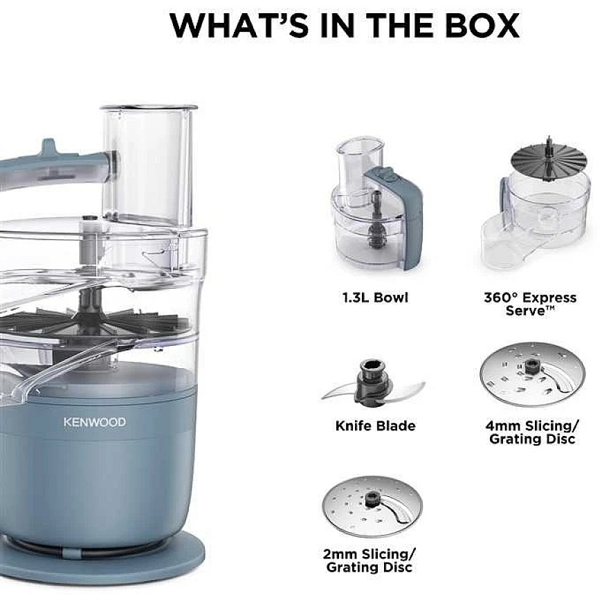 Kenwood FDP23.140GY Food Processor, 900 W – 2
