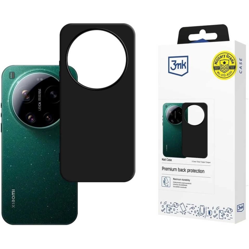3mk Matt Case Xiaomi 17 Ultra melns