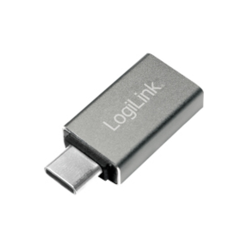 LogiLink AU0042 kaapelin sukupuolenvaihtaja USB 3.1 type-C USB 3.0 Hopea