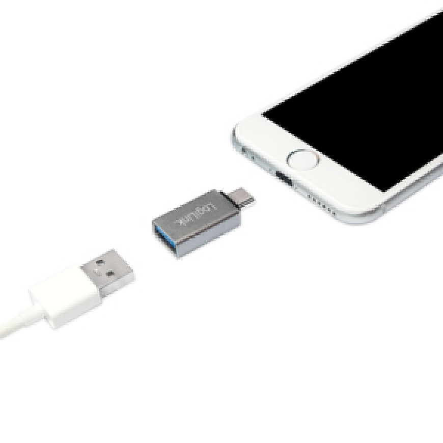 LogiLink AU0042 kaabli soomuutja USB 3.1 type-C USB 3.0 Hõbe – 5