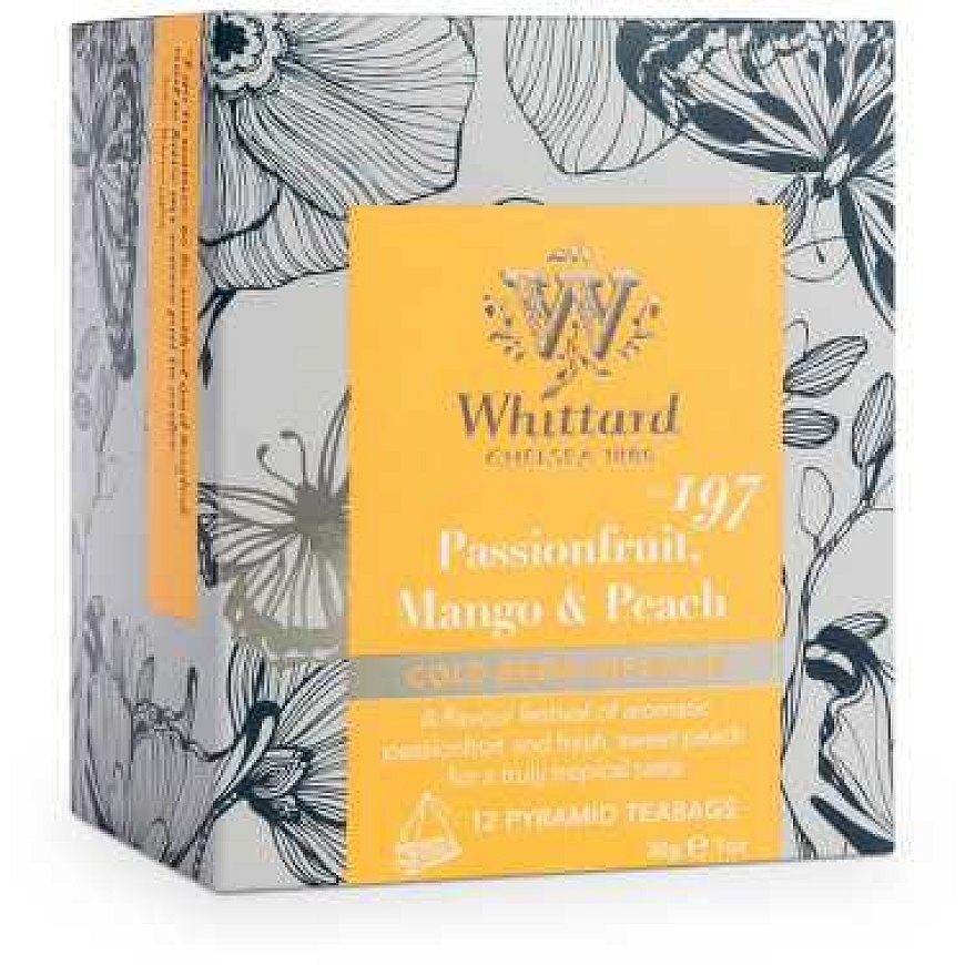 Fruit & herbal cold brew Whittard of Chelsea "Passionfruit, Mango & Peach", 12 pcs.