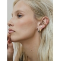 Furiosa auksu padengti auskarai su perlų tašku SE-PEARLDOT-G Furiosa auksu padengti auskarai su perlų tašku SE-PEARLDOT-G