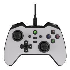 GENESIS Mangan 300 White Valkoinen USB Pad-ohjain Analoginen/Digitaalinen Android, Nintendo Switch, PC