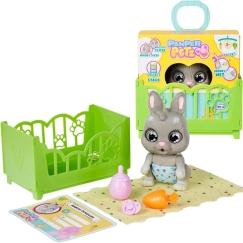 SIMBA Pamper Petz Interactive Bunny with Drinking Function, Diaper, and Accessories