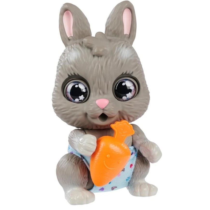 SIMBA Pamper Petz Interactive Bunny with Drinking Function, Diaper, and Accessories – 3