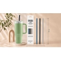 Reusable Plastic Straws for Cup Berdsen Set of 4 + Brush Reusable Plastic Straws for Cup Berdsen Set of 4 + Brush