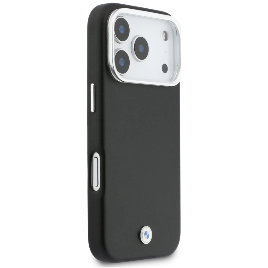 Dėklas BMW M Sign Metal Logo MagSafe Case for iPhone 17 Pro - Juodas – 4