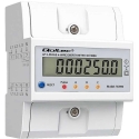 Qoltec 50980 three-phase electronic meter with reset | Energy consumption meter for DIN rail | 400 V | 100 A | LCD | LED | 4P Qoltec 50980 three-phase electronic meter with reset | Energy consumption meter for DIN rail | 400 V | 100 A | LCD | LED | 4P