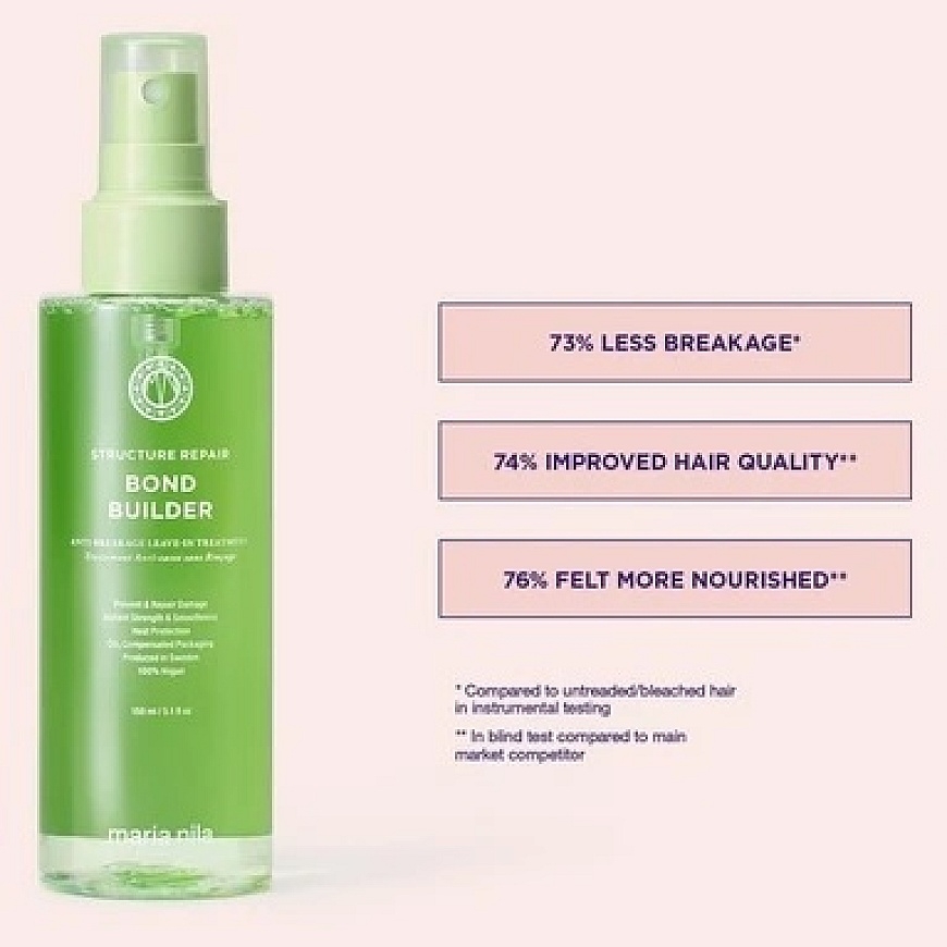 Maria Nila Nenuplaunama priemonė nuo plaukų lūžinėjimo „Structure Repair Bond Builder“ 150 ml – 2